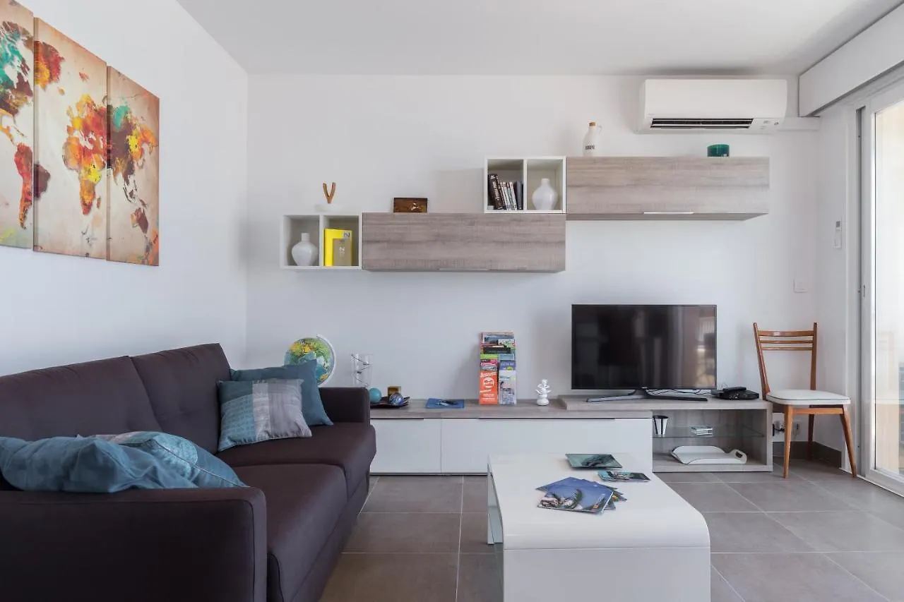 Apartment Gorgeous Apt With Terrace, Elevator, Ac, Free Parking - Le Regis Cagnes-sur-Mer